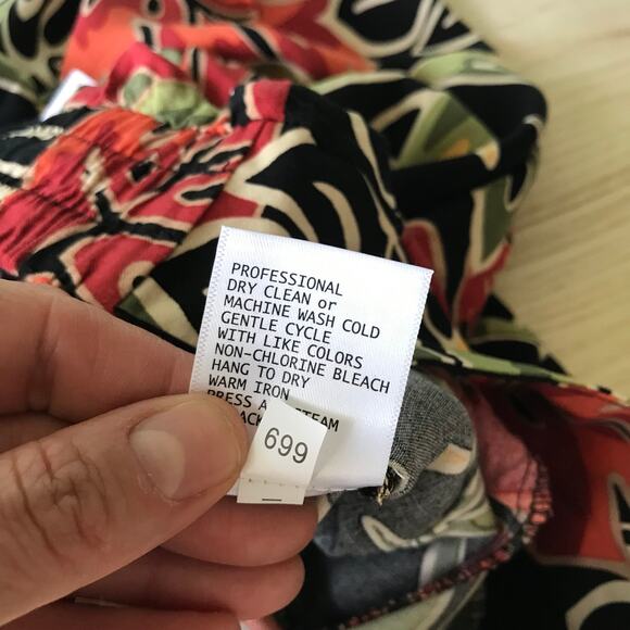 Panama Jack Pants Womens Small Floral Wide Leg Crop Aloha Coconut Flowy Resort‎ - Picture 13 of 13